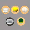 Ver imagem 6 de Escova de Limpeza Elétrica Portátil Recarregável Giratória