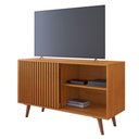 Ver imagem 1 de Rack Carinho para Tv até 43 Polegadas Portas Ripada Jcm Movelaria