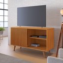 Ver imagem 3 de Rack Carinho para Tv até 43 Polegadas Portas Ripada Jcm Movelaria