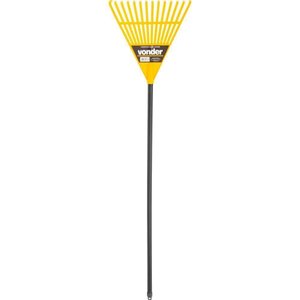 Vassoura para Jardim Plástica 14 Dentes Fixa