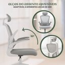 Ver imagem 3 de Cadeira de Escritório G100 Suporte Ergonômico Estofado Mesh Luvinco