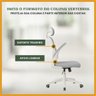 Cadeira de Escritório G100 Suporte Ergonômico Estofado Mesh Luvinco - 6