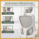 Ver imagem 4 de Cadeira de Escritório G100 Suporte Ergonômico Estofado Mesh Luvinco