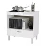 Balcão Armário Cooktop 1 Pt para Cozinha Branco - Dacheri - 2