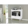 Balcão Armário Cooktop 1 Pt para Cozinha Branco - Dacheri - 3