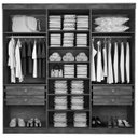 Ver imagem 2 de Guarda Roupa Casal 6 Portas 4 Gavetas - Leblon-branco - Móveis D'doro