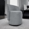 Poltrona Decorativa Organica para Sala Recepção Aura Luxo Boucle Premium Cinza - 2