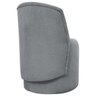 Poltrona Decorativa Organica para Sala Recepção Aura Luxo Boucle Premium Cinza - 7