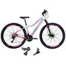 Bicicleta Aro 29 Absolute Hera Feminina Alumínio 21 Marchas Câmbios Shimano Freio a Disco Branco- - 1