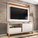 Ver imagem 1 de Bancada Charm Mondrian 1.5 + Painel Extensível Mondrian Off White Freijó