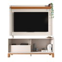 Ver imagem 4 de Bancada Charm Mondrian 1.5 + Painel Extensível Mondrian Off White Freijó