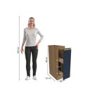 Ver mais imagens de Nicho Porta Condimentos Celeste Kappesberg 100% Mdf Nogueira/azul 20cm