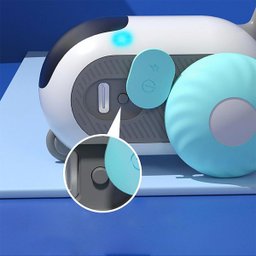 Brinquedo de Gato Pet Felino Carrinho Controle Remoto Usb Bateria Recarregavel Interativo Diversao e - 8