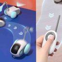 Ver imagem 5 de Brinquedo de Gato Pet Felino Carrinho Controle Remoto Usb Bateria Recarregavel Interativo Diversao e