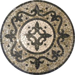 Piso em Mosaico Romano Pedras Lis Lis 100cm - 1