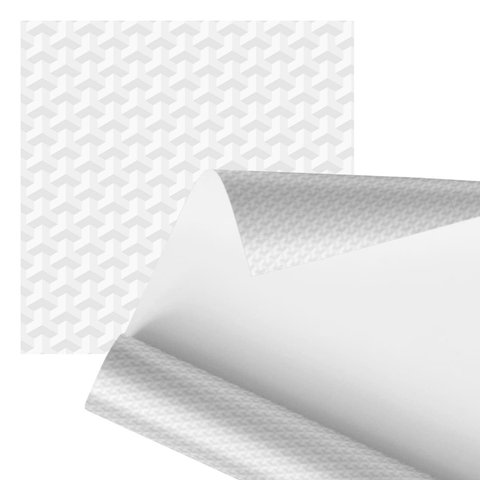 Papel de Parede Adesivo Cubos 3d Relevo Minimalista 2,80m