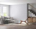 Ver imagem 7 de Papel de Parede Adesivo Cubos 3d Relevo Minimalista 2,80m
