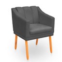 Ver imagem 4 de Poltrona Cadeira para Sala Confortável Moderna e Reforçada Mila Suede