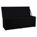 Ver imagem 4 de Calçadeira Recamier Baú King 1,95m Madrid Suede - Pallazio - Preto