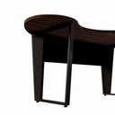 Ver imagem 7 de Mesa para Escritório Mesa Linear Orgânica sem Gavetas MDP 175cm Louro Preto F5 Office