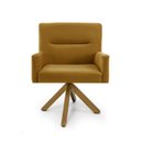 Ver imagem 4 de Poltrona para Sala de Estar Veludo Giratória Angel