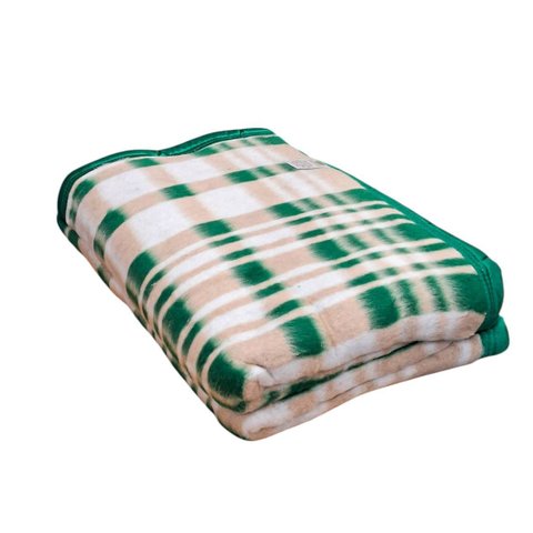 Kit 03 Cobertores Solteiro Xadrez Dacota Guaratingueta Cores Cor:verde