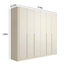 Ver imagem 4 de Guarda Roupa Bend em Mdf 276x240cm 6 Portas 6 Gavetas Luna C800