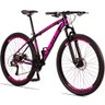 Bicicleta Aro 29 Spaceline Vega 27v Câmbios Shimano Altus Freio a Disco Preto e Rosa Tam: 15 - 2