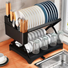 Escorredor de Louças Multiuso Dobrável Duas Camadas Deend - 3