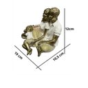 Ver imagem 4 de Escultura Familia Decorativa em Resina Pai Mãe e Filho no Colo