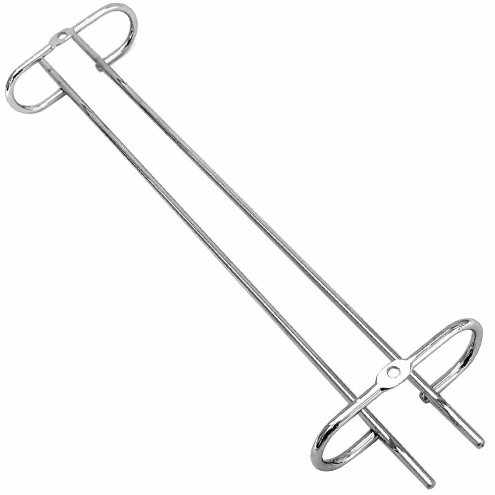 Suporte Taças Cromado 35cm e Suporte Xícaras para Fixar - 5