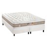 Cama Box King: Colchão Molas Ensacadas Castor Pocket Silver Star Air Double Face + Base CRC Courano - 1