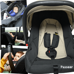 Cadeirinha para Carro Bebe Conforto Passear Baby Nina Cappuccino - 2