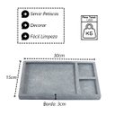 Ver imagem 3 de Tábua Pedra Sabão Borda Pé Divisórias para Servir P 30x15cm Industria São Jose Af1154indsj