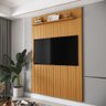 Painel Ripado 3d para Tv até 75 Polegadas Print 180cm Cor:cedro Cedro - 5