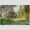 Quadro Claude Monet The Parc Monceau 1876 Tela No Chassi 95X63Cm - 2