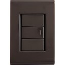 Ver imagem 1 de Conjunto 4x2 com 1 Interruptor Simples 10 A 250 V Tramontina Liz Grafite Tramontina