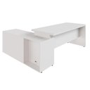 Ver imagem 5 de Mesa Dinâmica 1,50m C/ Armário e Cx de Tomadas Pés Painel F5