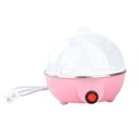 Ver imagem 2 de Cozedor Elétrico Vapor Cozinha Multi Funções Ovos Egg Cooker Rosa 110v