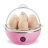 Cozedor Elétrico Vapor Cozinha Multi Funções Ovos Egg Cooker Rosa 110v - 1