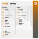 Ver imagem 3 de Cama Box King Size Preto + Colchão San Francisco Ortopédico Espuma D33 193x203x54cm