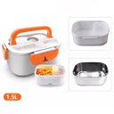 Ver imagem 3 de Marmita Lancheira Elétrica Aquecedor Alimentos Laranja 110v/220v/12v