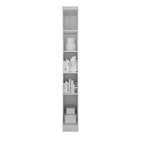 Modulado Cantoneira 4 Prateleiras - Linea-branco - Móveis Novo Horizonte