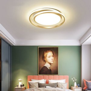 Plafon Kagu lustre moderno redondo de led, para sala de estar, quarto, cozinha, estudo, sala, teto p