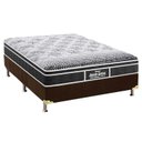Ver imagem 1 de Cama Box Casal: Colchão Ortopédico Probel D28/EP Guarda Costas Prómiddle Plus + Base CRC Suede Brown