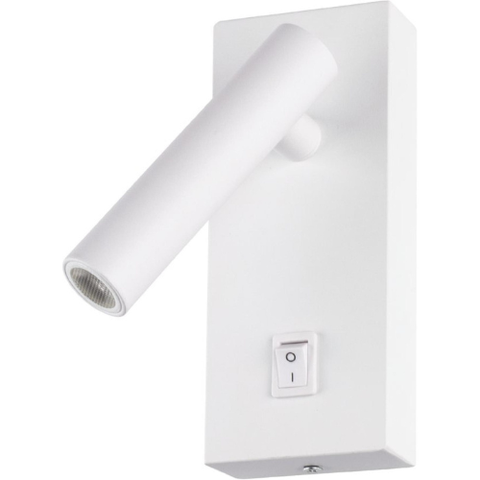 Arandela de Parede Led Leya Direcionável 3000k 2w Bivolt Branco Gaya