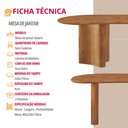 Ver imagem 4 de Mesa Solaris 220cm Tampo Orgânico Laminado Moderna Mobília