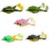 Kit 5 Isca Artificial Whopper Frog Sapo Helice Estojo Traira - 1
