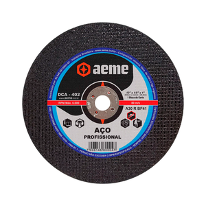 Disco Corte Aeme Aço Dca 402 12x1/8x3/4 2t (300x3.2x19.05)
