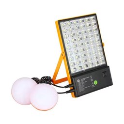Luz de Emergência com Painel Solar 28w Cor:laranja - 1